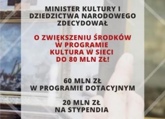 80 mln zł na „Kulturę w sieci”