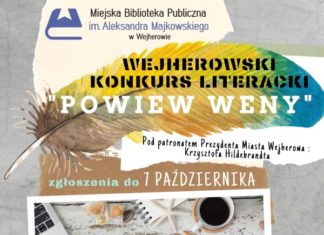 Do 26.10 XVI edycja Wejherowskiego Konkursu Literackiego „Powiew Weny” (zgłoszenia)