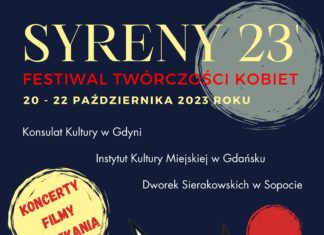 20-22.10 Trójmiejski Festiwal Twórczości Kobiet Syreny 2023, Gdańsk-Gdynia-Sopot