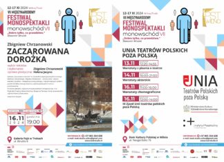 MonoWschód 2024, Dzień 5, 16 listopada: Zbigniew Chrzanowski i Unia teatrów polskich poza Polską